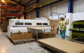 Our First BM2508 Cardboard box Making Machine in UK