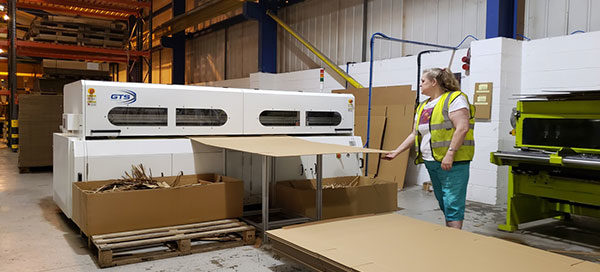 Our First BM2508 Cardboard box Making Machine in UK