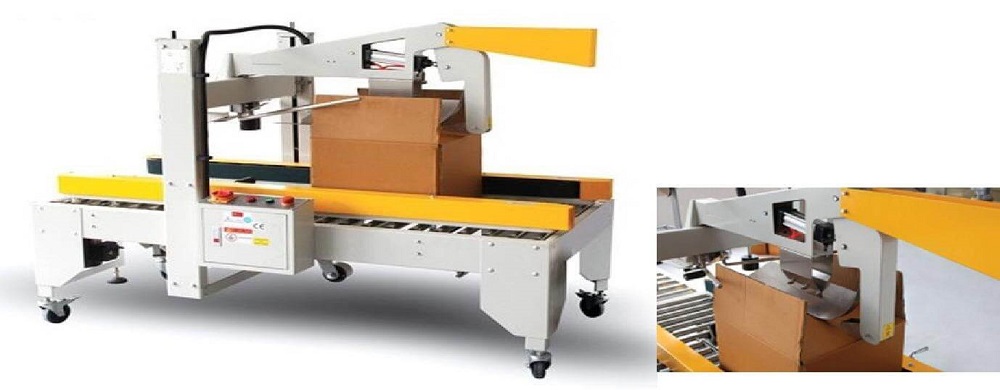 What are the parts of the box packing machine