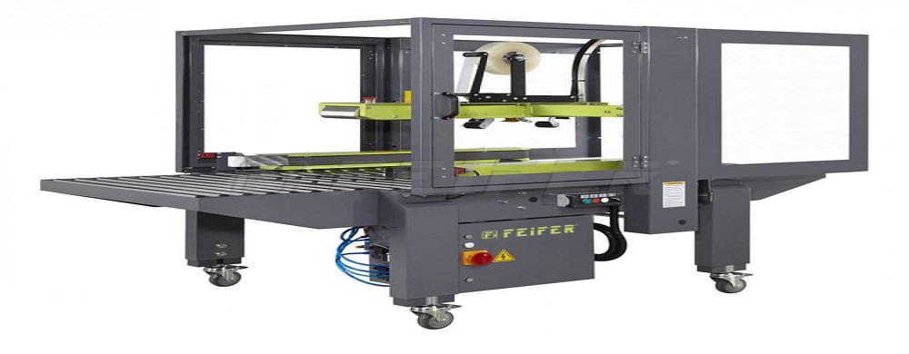 What is the structure of the carton sealing machine