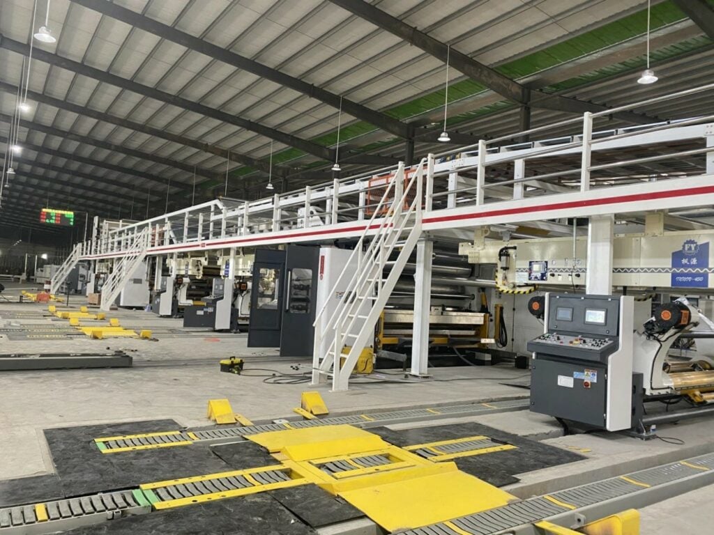 What are the precautions of the corrugated board production line