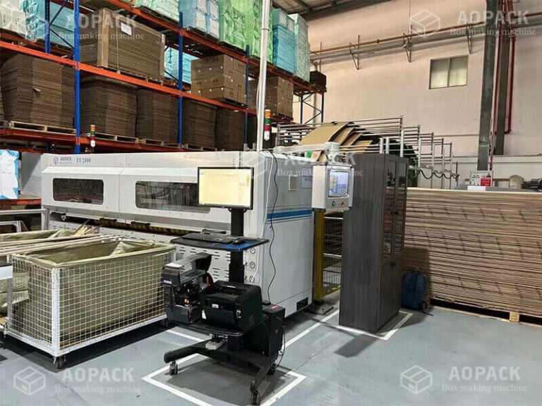 Fanfold Cardboard Box Making Machine Cardboard Box Maker