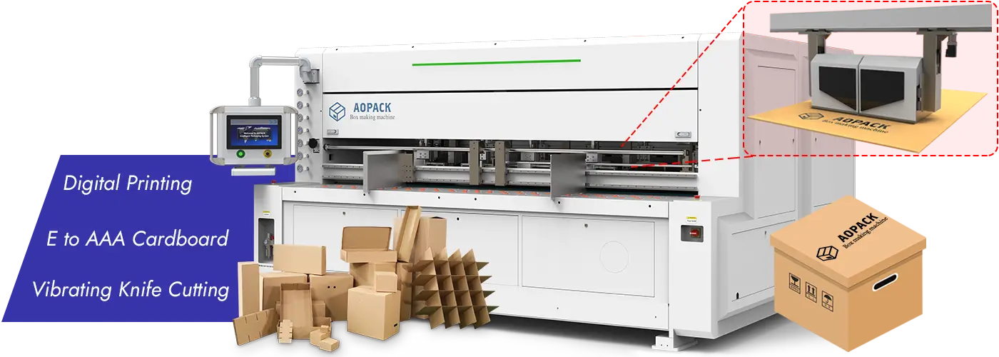 BM2800-Ultra Automatic Heavy Duty Corrugated Box Maker Digital Printer