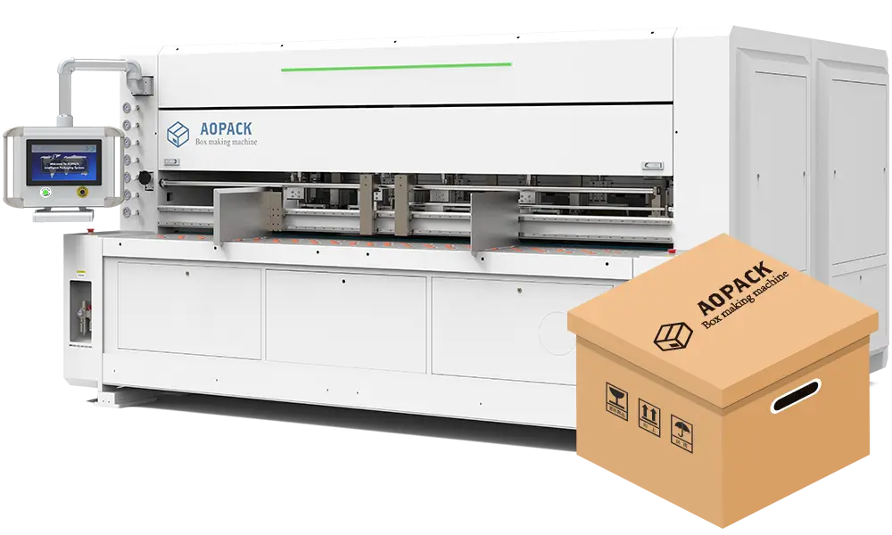 BM2800-Ultra Corrugated Box Making Machine With Digital Printing