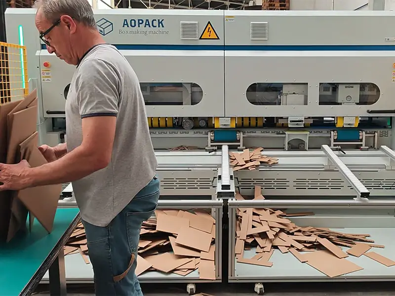 Spanish Box Factory Modernized Production with BM3000-HD All-in-One Box Maker Machine