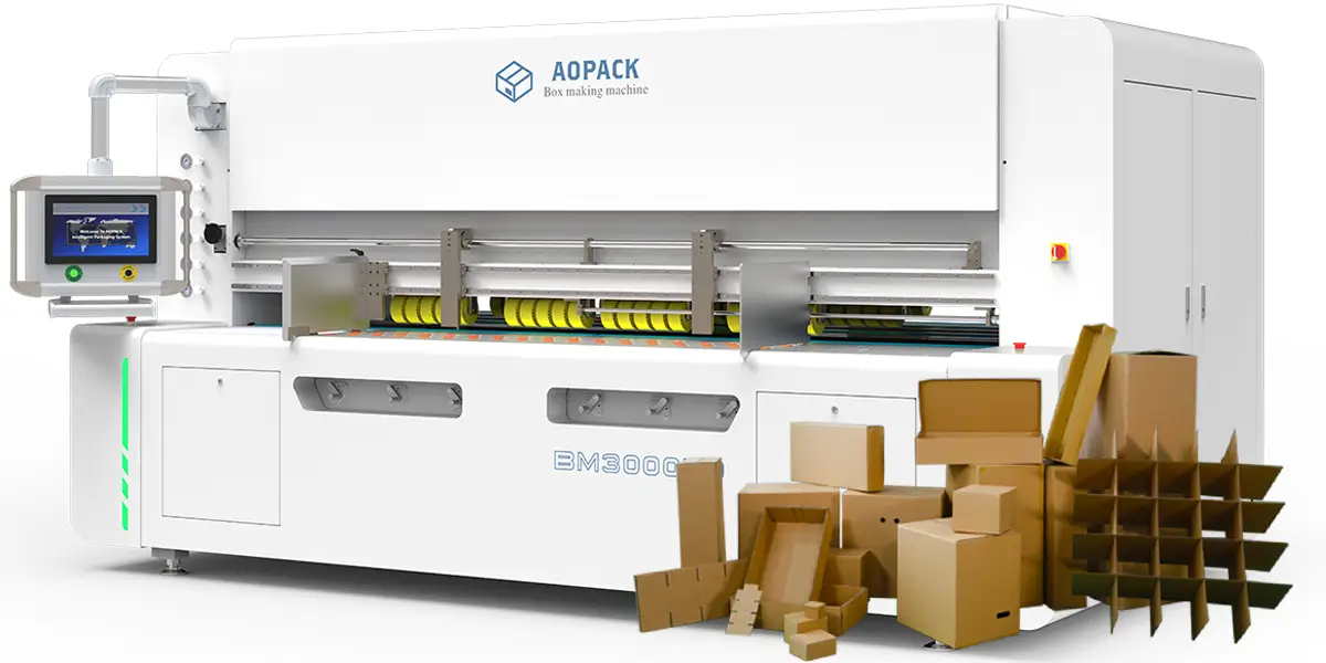 Heavy Duty Corrugated Box Maker Machine BM3000-HD Automatic box making machine Heavy Duty Corrugated Box Maker Machine BM3000-HD Automatic box making machine