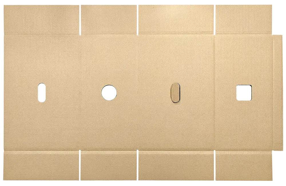 Corrugated Box With Handle Holes