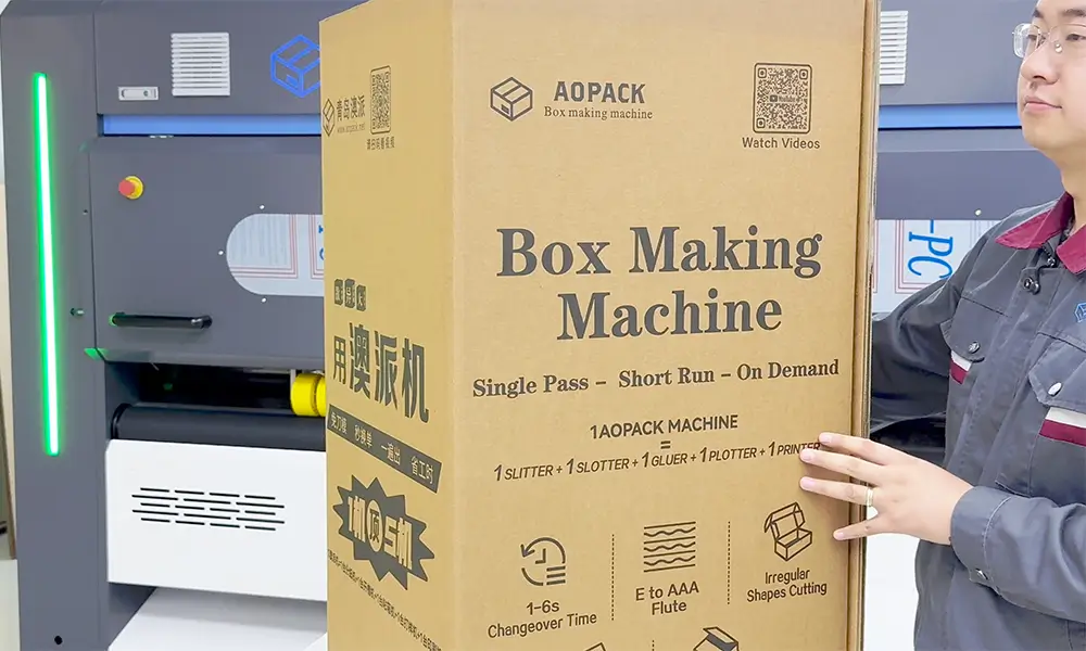 Digital Printed Box By BM2800-Ultra Box Making Machine With QR Code