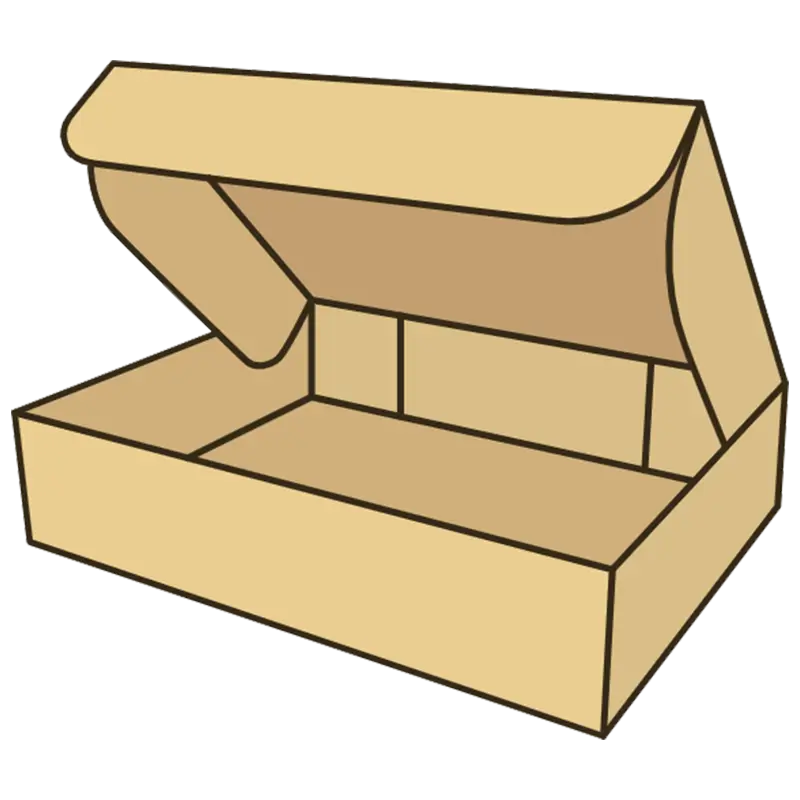 FEFCO 0426 Hinged Lid Mailer Box FEFCO 0426 Hinged Lid Mailer Box
