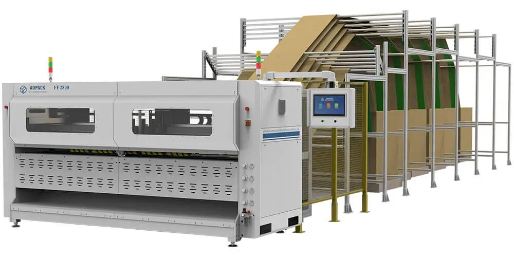 Fanfold Cardboard Box Making Machine FF2800