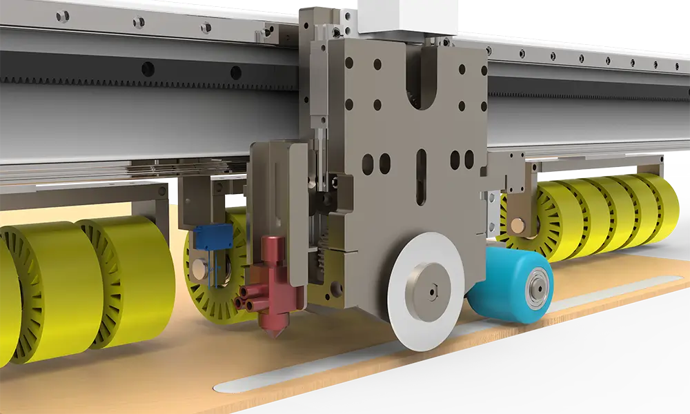 Inline Gluing Function of Box Making Machine