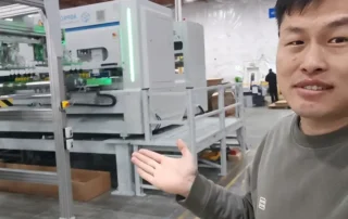 NEFAB Packaging USA Auto Feeding and Auto Stacking Customer Site