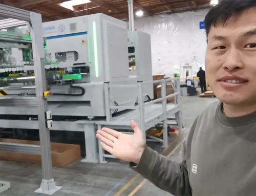 Automated Box Production in the U.S.: AOPACK Auto Feeding & Auto Stacking System in Real Operation