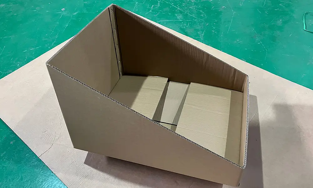 Open-Top Corrugated Shelf Box Open-Top Corrugated Shelf Box