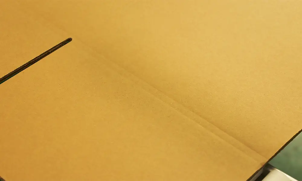 Outer liner Creasing for Corrugated Cardboard