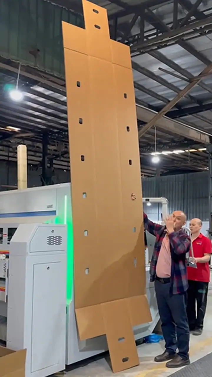 large format box making machine