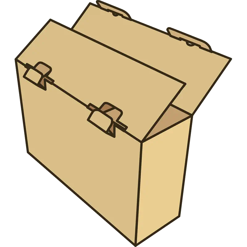 Self Locking Full Overlap Box Self Locking Full Overlap Box