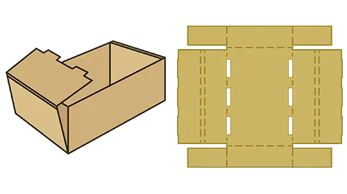 Self Locking Lid and Base Box