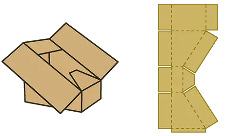 Trapezoidal Shelf Box