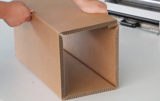 Triple Wall Heavy Duty Corrugated Cardboard Box Making Machine