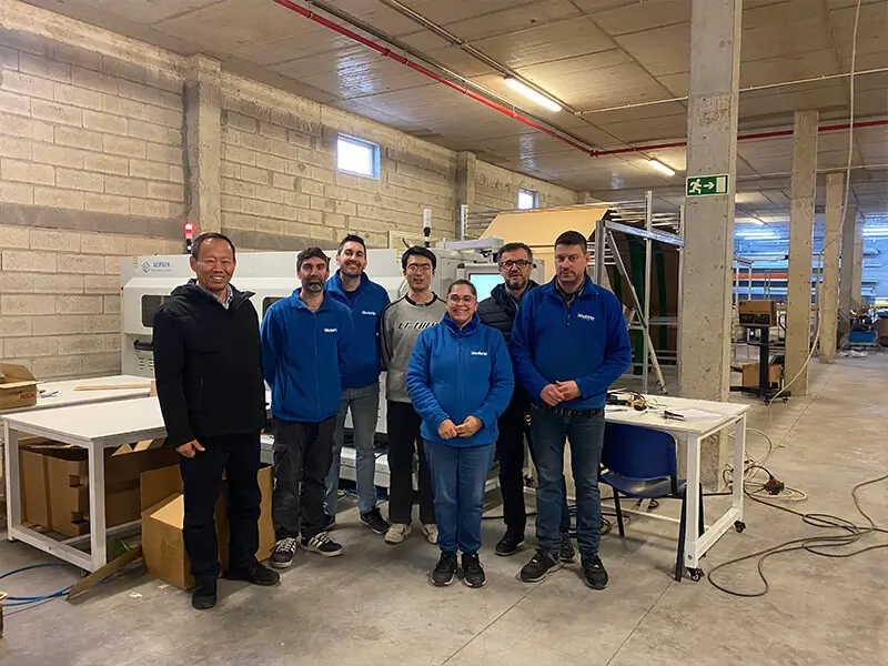 Aopack box making machine customer case 