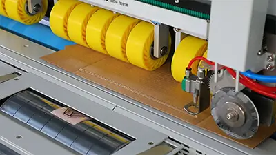 Inline Cold Gluing Function of Aopack box making machine