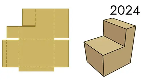 fefco 2024 cardboard box type Fefco Style 2024 cardboard box type