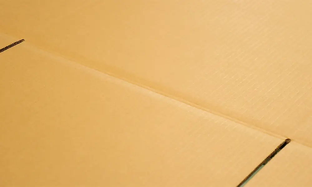 Inner liner creasing for corrugated cardboard