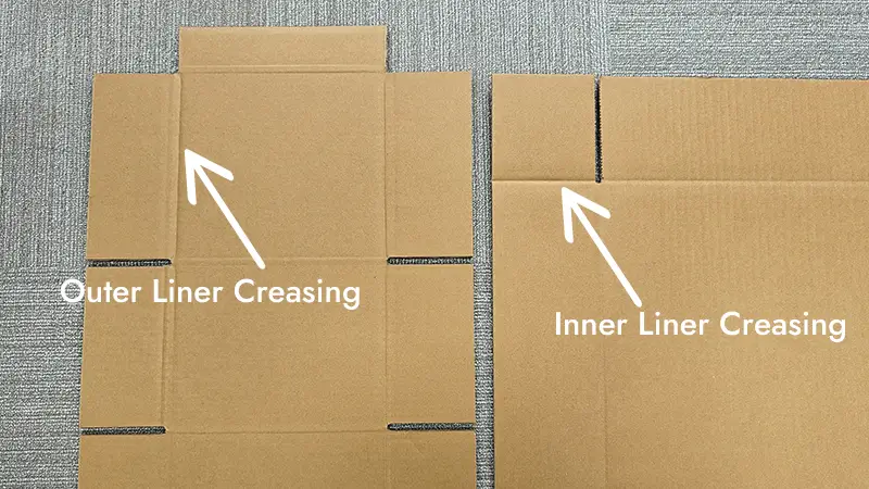 Outer and Inner Liner Double Sided Creasing Outer and Inner Liner Double Sided Creasing