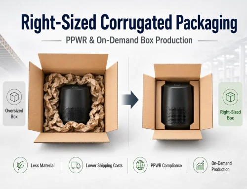 Right-Sized Corrugated Packaging in 2026: Preparing for PPWR with On-Demand Box Production